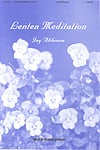 Lenten Meditation SATB choral sheet music cover